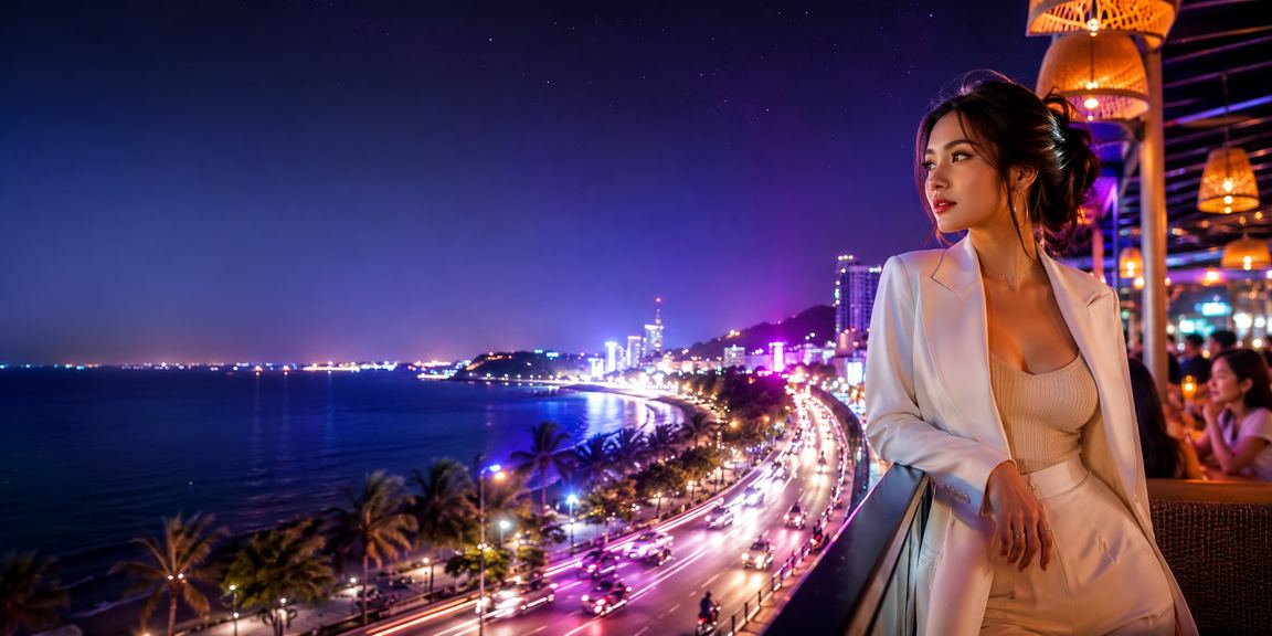 Khung cảnh thư giãn thưởng thức trò chơi tại Vũng Tàu